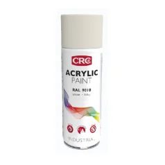 crc acrylic paint ral 9010 white silky